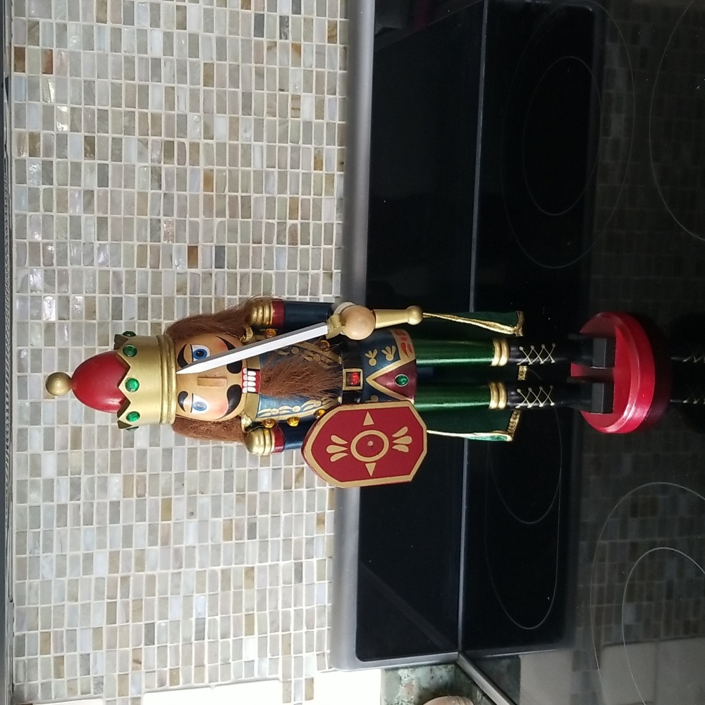 Wooden Nutcracker King 18" Tall